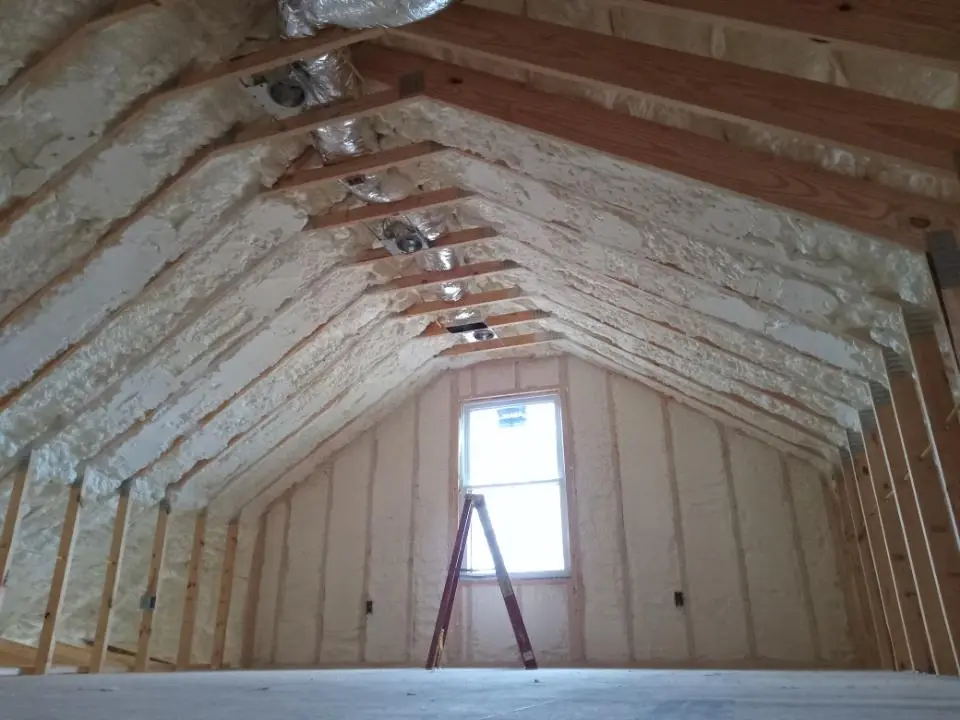 Spray foam roofing application for Crawl Space Insulation project in Pueblo